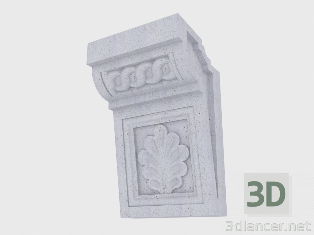 3D modeli Ön Destek (FT55FM) - önizleme