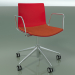 3d model Chair 0302 (5 wheels, with armrests, LU1, with seat cushion, PO00104) - preview