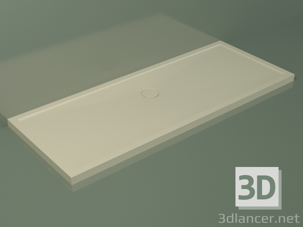 modèle 3D Receveur de douche Medio (30UM0125, Bone C39, 200x80 cm) - preview