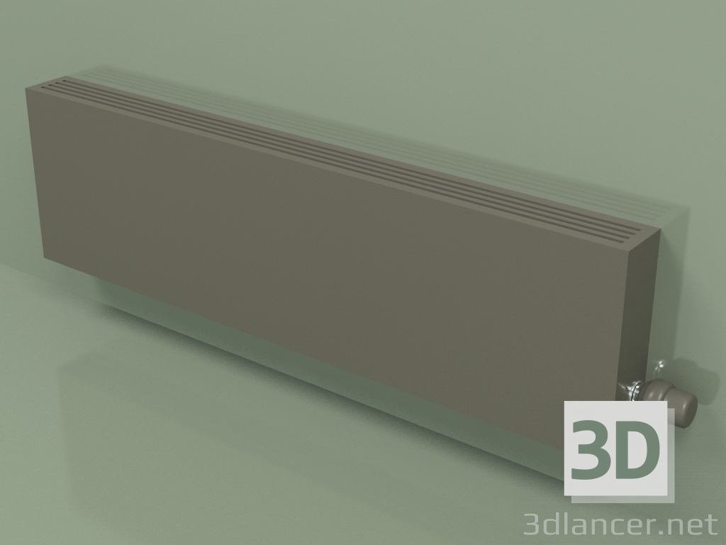 3D modeli Konvektör - Aura Slim Basic (280x1000x80, RAL 7013) - önizleme