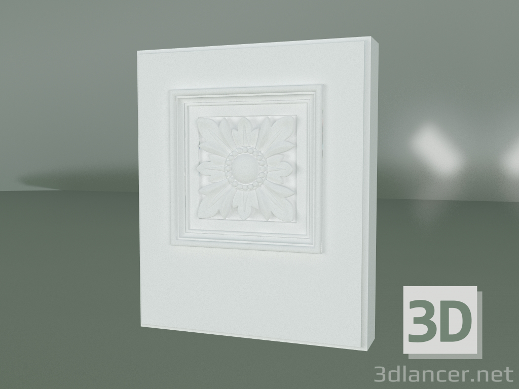modello 3D Elemento decorativo in stucco ED142 - anteprima