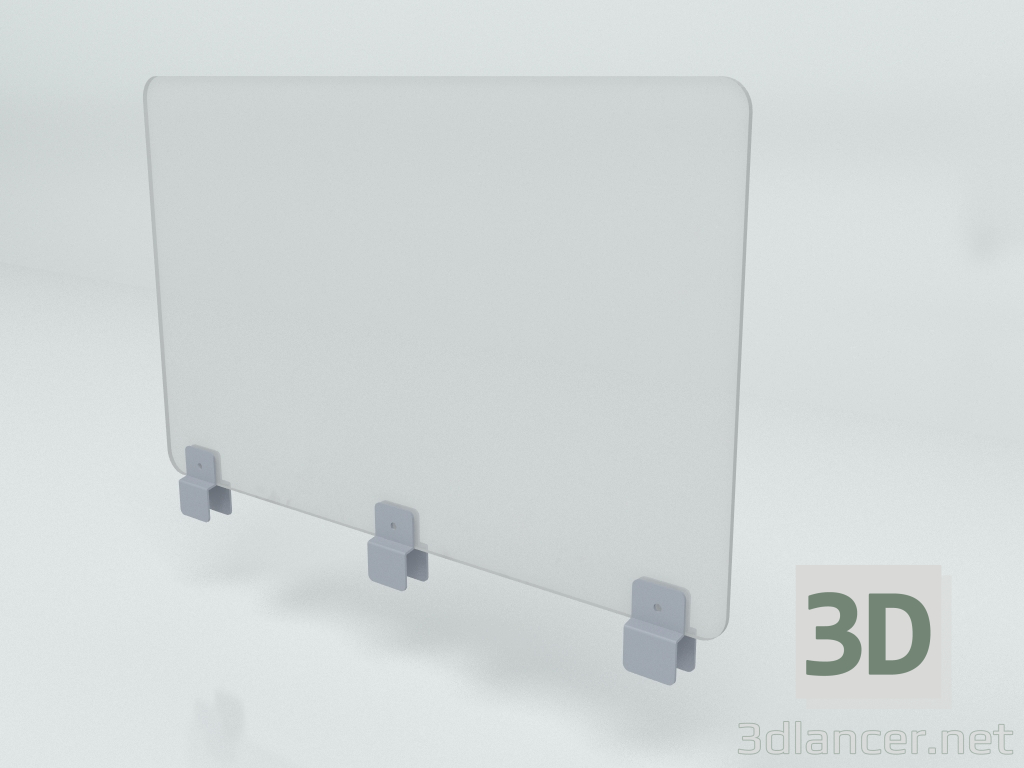 modello 3D Estensione Plexi per schermi PUX90 (700x350) - anteprima