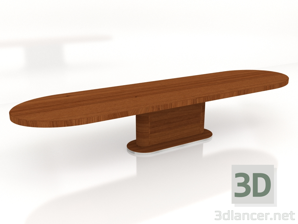 3D modeli Oval masa ICS Tavolo oval 400 - önizleme