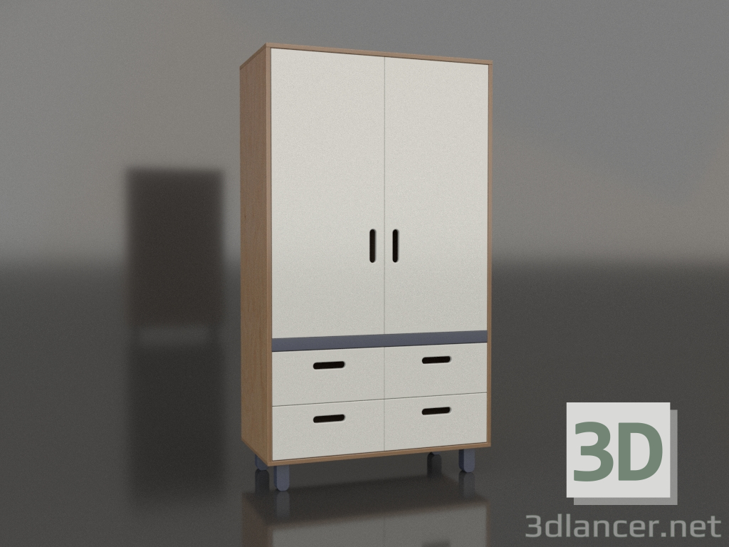 3d model Wardrobe closed TUNE HA (WITHAA) - preview