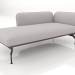 3d model Chaise longue with armrest 110 on the left (leather upholstery on the outside) - preview