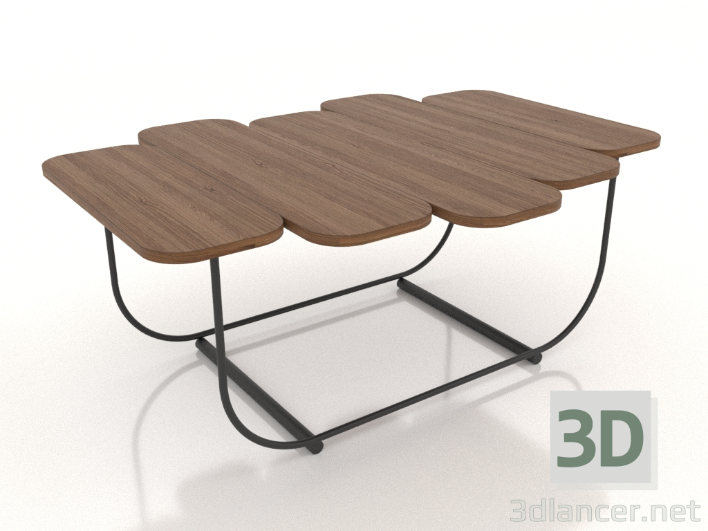 Modelo 3d Mesa de centro (nogueira clara) - preview