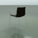 3D modeli Sandalye 0325 (4 ayak, kolçaklı ve deri ön kaplama, venge) - önizleme