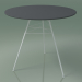 3d model Outdoor table with a round worktop 1814 (H 74 - D 79 cm, HPL, V12) - preview
