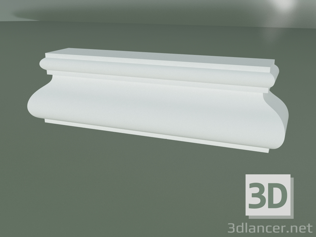 3D modeli Alçı dekorasyon elemanı ED143 - önizleme