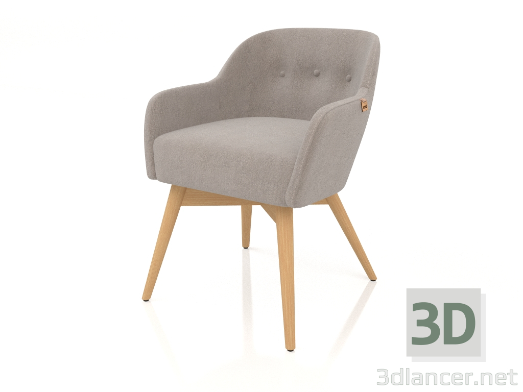 3d model silla sonriente - vista previa