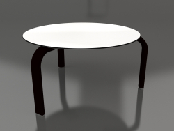 गोल कॉफ़ी टेबल Ø70 (काला)