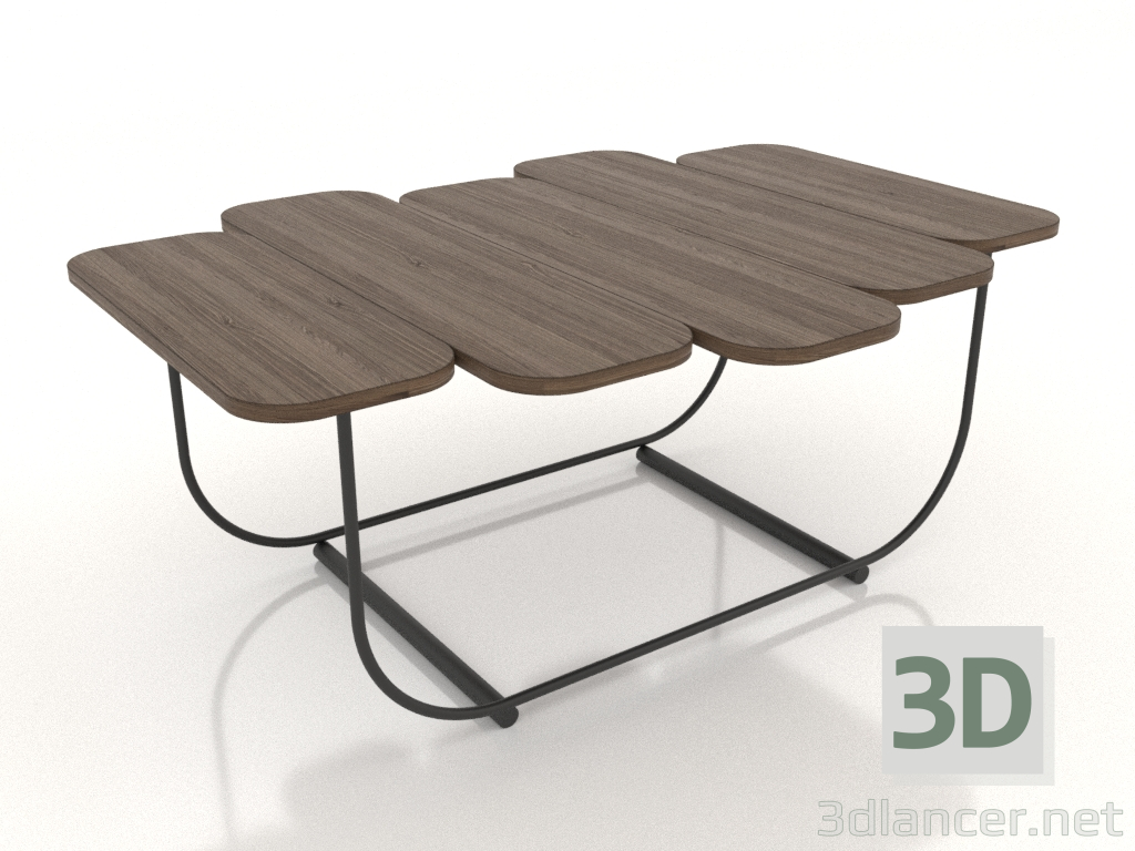 3d model Mesa de centro (nogal fresno iluminado) - vista previa