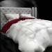 3d Кровать в стиле нео-барокко модель купить - ракурс