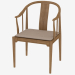 3d model Chair with armrests China сhair - preview