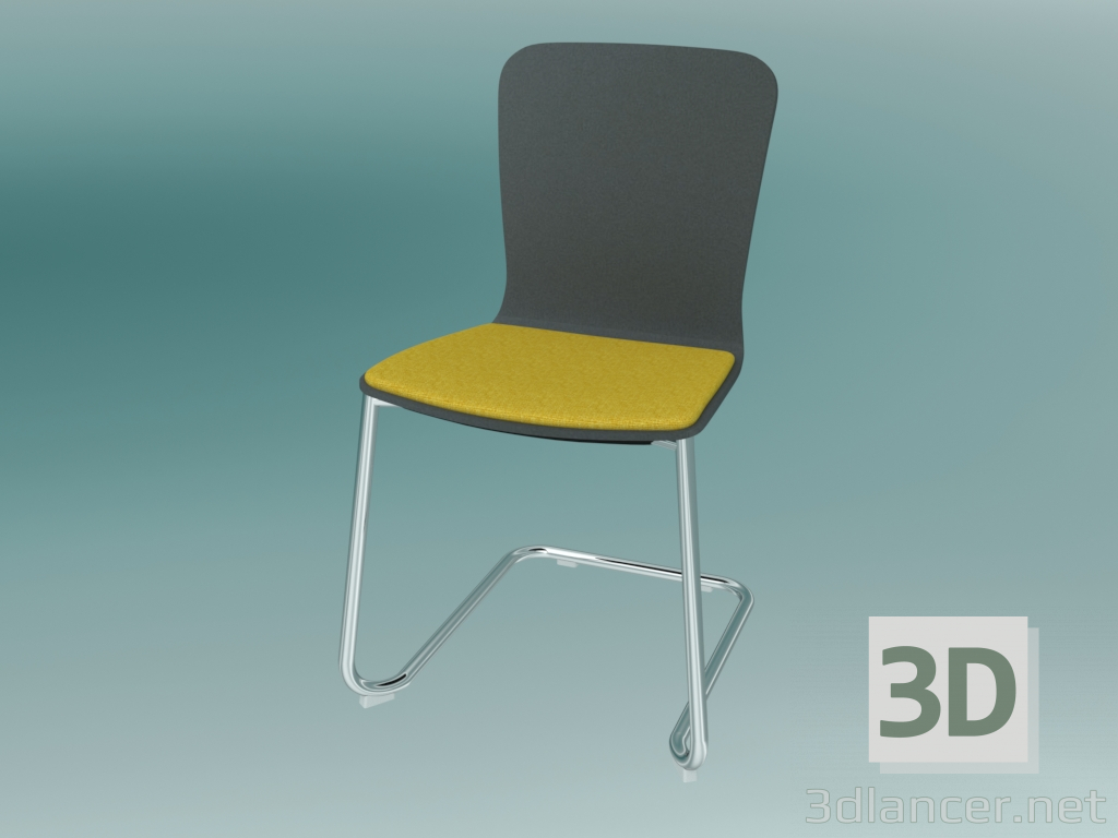 modèle 3D Chaise visiteur (K23V1) - preview