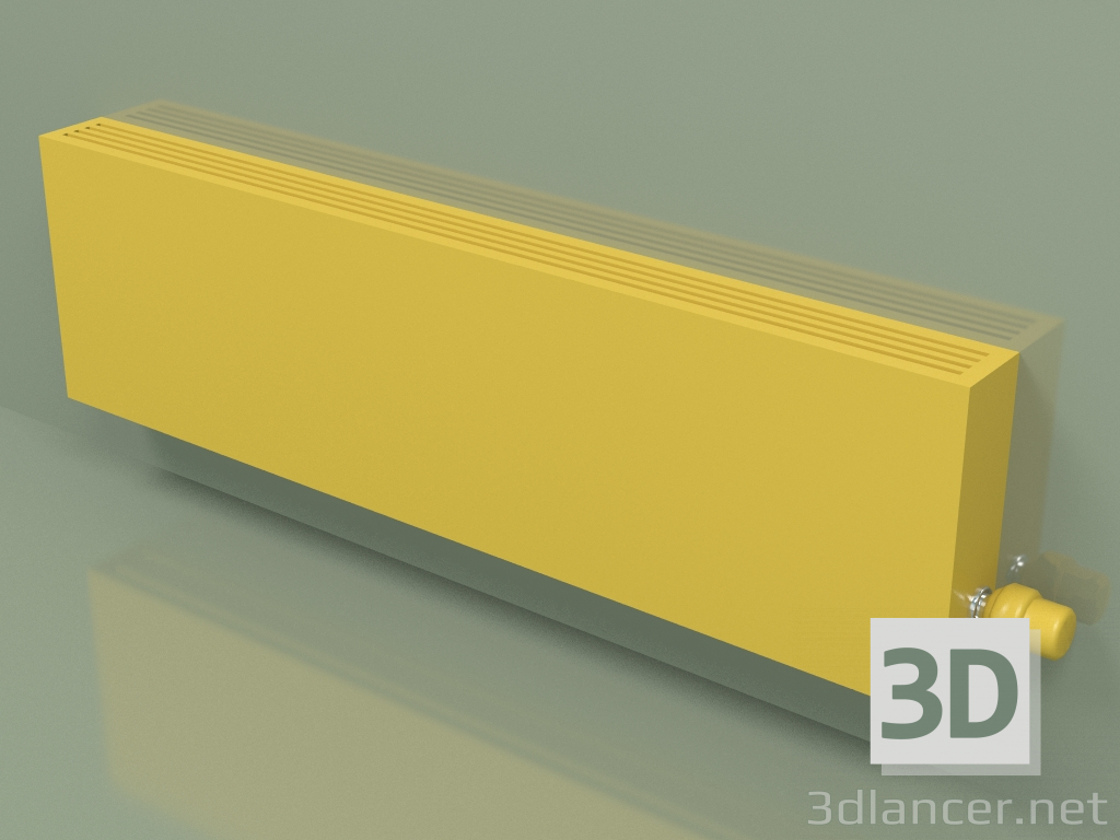 3D modeli Konvektör - Aura Slim Basic (280x1000x80, RAL 1012) - önizleme