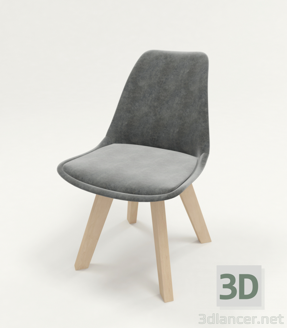modello 3D di Sedia FRANCOFORTE comprare - rendering