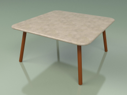 Coffee table 011 (Metal Rust, Farsena Stone)