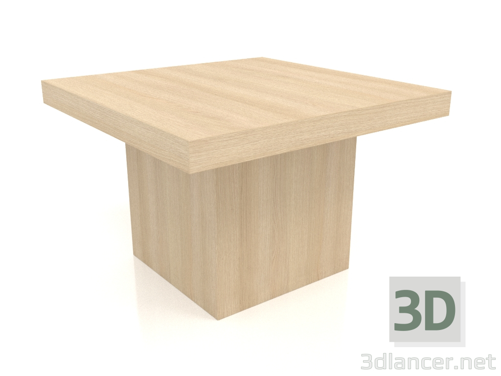 modello 3D Tavolino JT 10 (600x600x400, legno bianco) - anteprima