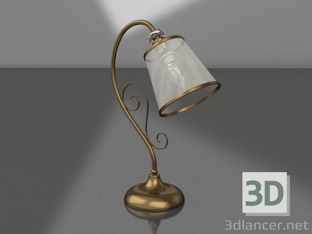 3d model Lámpara de mesa Driana (FR2405-TL-01-BZ) - vista previa