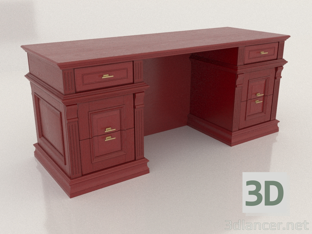 3 डी मॉडल डेस्क (शैटो) - पूर्वावलोकन