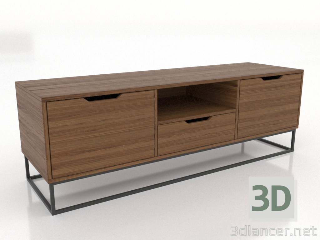 modello 3D Mobile TV 1500 mm (noce chiaro) - anteprima modello 3D Mobile TV 1500 mm (noce chiaro) - anteprima