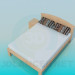modello 3D Piedistallo letto - anteprima