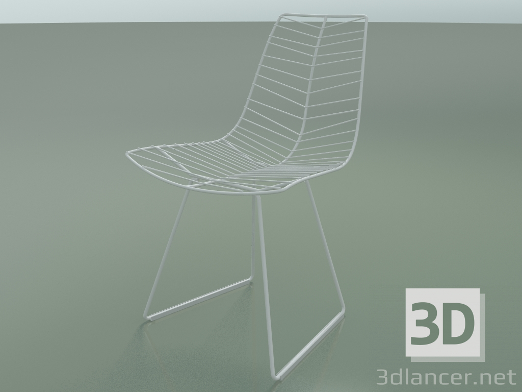 3D Modell Straßenstuhl 1802 (auf einem Schlitten, V12) - Vorschau