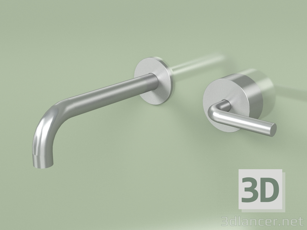 3D modeli Duvara monte hidro-progresif mikser 190 mm ağızlı (14 13, AS) - önizleme