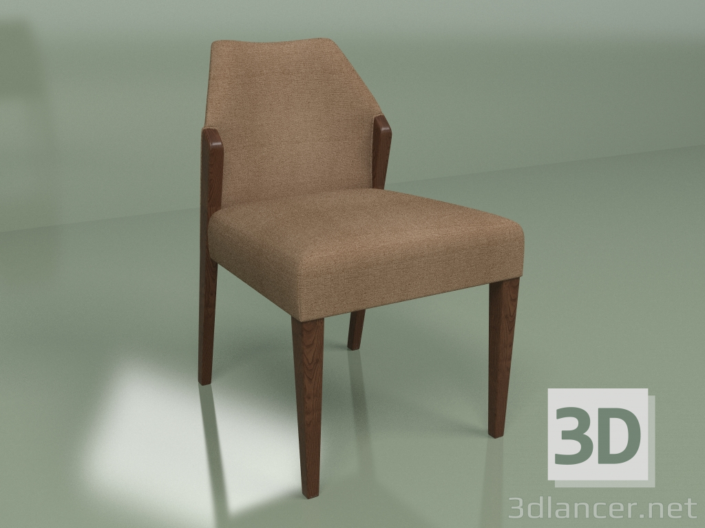 3D Modell Stuhl Dalton (braun) - Vorschau