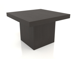 कॉफी टेबल जेटी 10 (600x600x400, लकड़ी का भूरा गहरा)