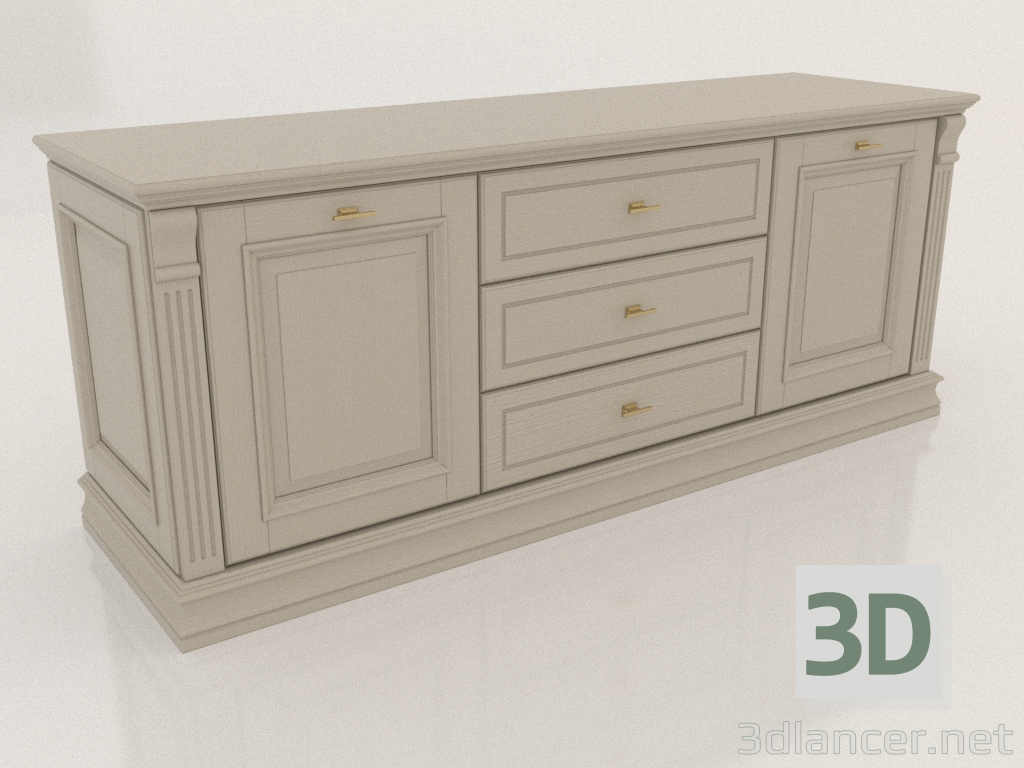 3d model TV stand (Pastel) - preview