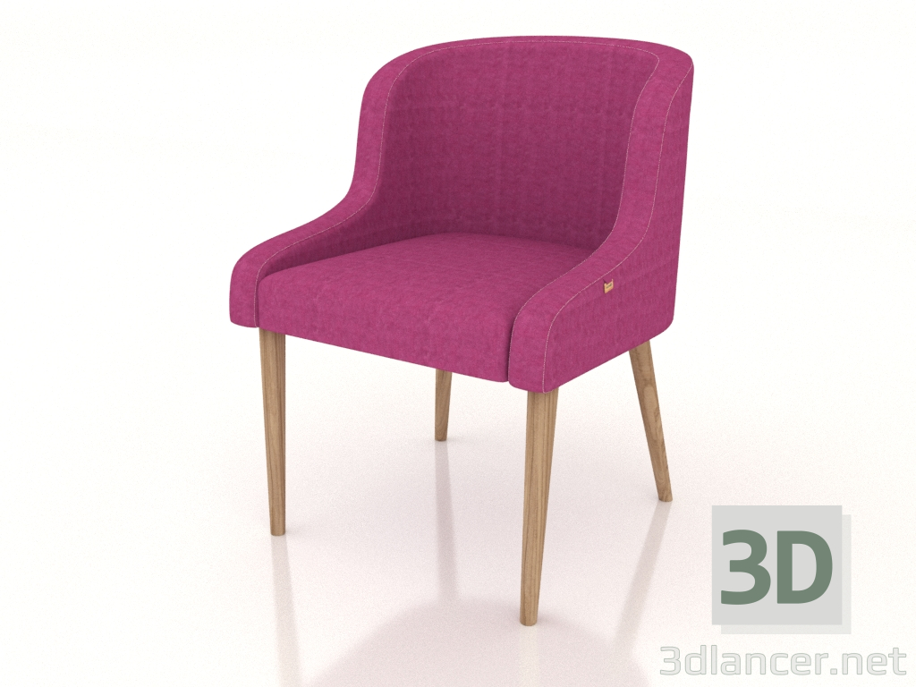 3d model silla de cola - vista previa