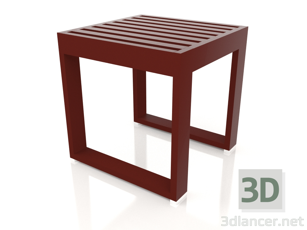 modèle 3D Table basse 41 (Rouge vin) - preview
