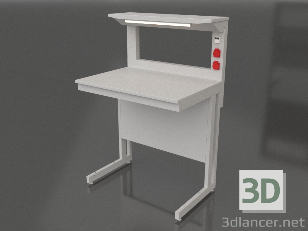 3D modeli 900 CM 900 raflı laboratuvar masası - önizleme 3D modeli 900 CM 900 raflı laboratuvar masası - önizleme
