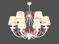 Chandelier with lampshades (S110009 6)