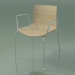 3D Modell Stuhl 0351 (4 Beine mit Armlehnen, gebleichte Eiche) - Vorschau