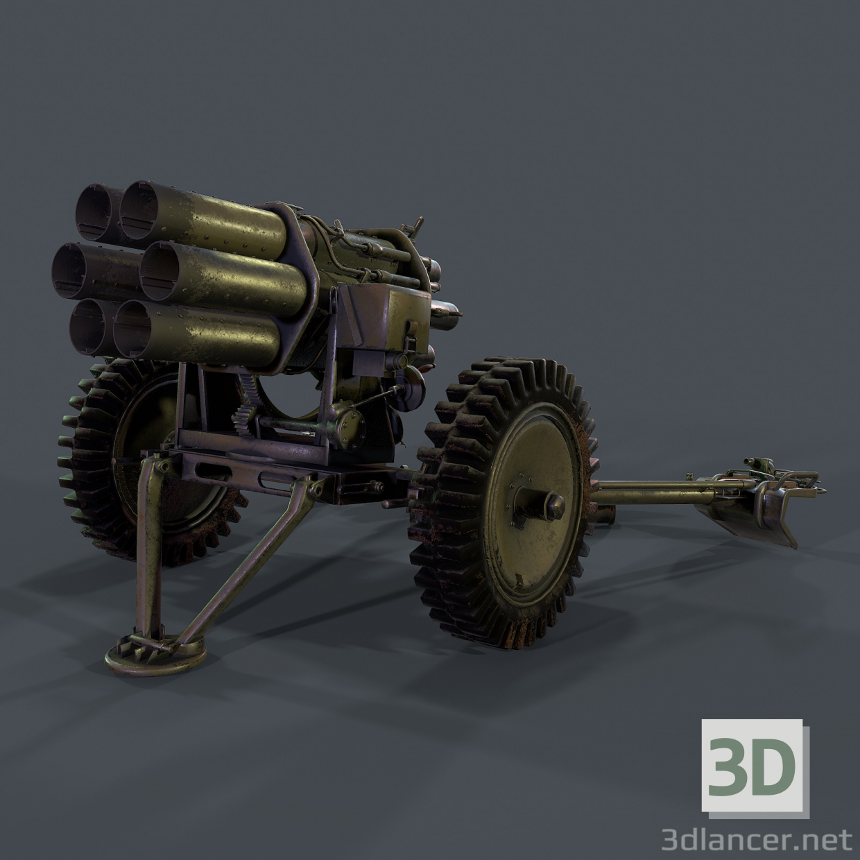 modello 3D di Nebelwerfer modello 3d comprare - rendering