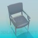 3D modeli Klasik tarzda sandalye - önizleme
