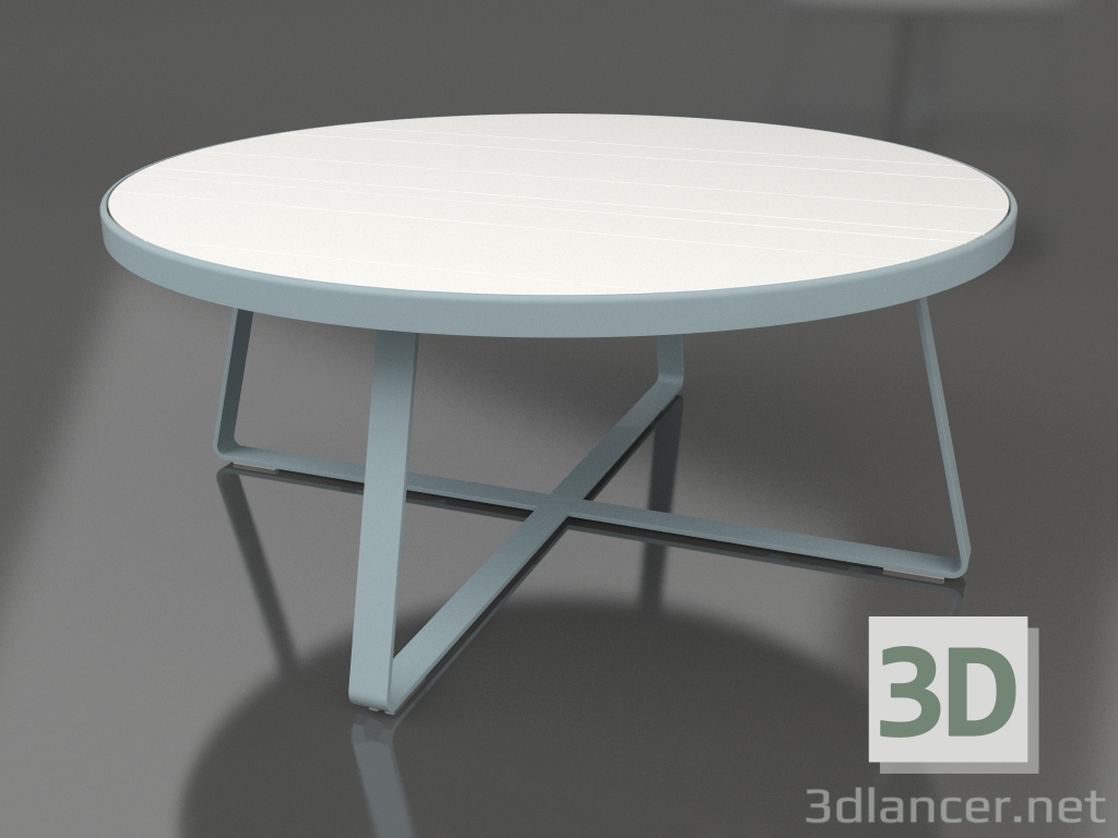 modello 3D Tavolo da pranzo rotondo Ø175 (DEKTON Zenith, Grigio blu) - anteprima