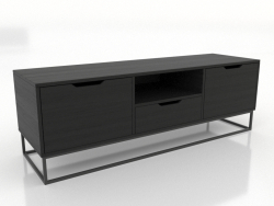 TV dolabı 1500 mm (siyah RAL 9005)