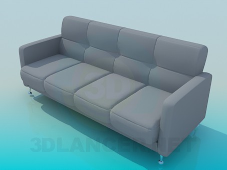 3d модель Диван – превью 3d модель Диван – превью