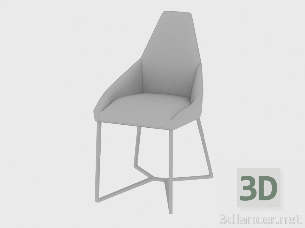 modello 3D Sedia MIU CHAIR (58x65xH94) - anteprima