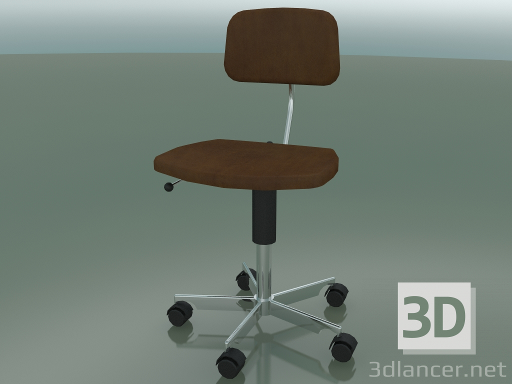 3 डी मॉडल चमड़ा असबाबवाला कुर्सी (2534-В) - पूर्वावलोकन