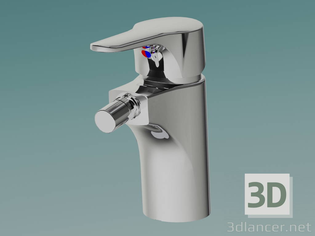 3D Modell Bidet Wasserhahn Nautic (GB41214071) - Vorschau