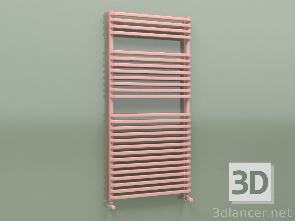 modello 3D Porta asciugamani NET (1200x600, Rosa - RAL 3015) - anteprima