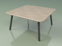 Table basse 011 (Metal Smoke, Farsena Stone)