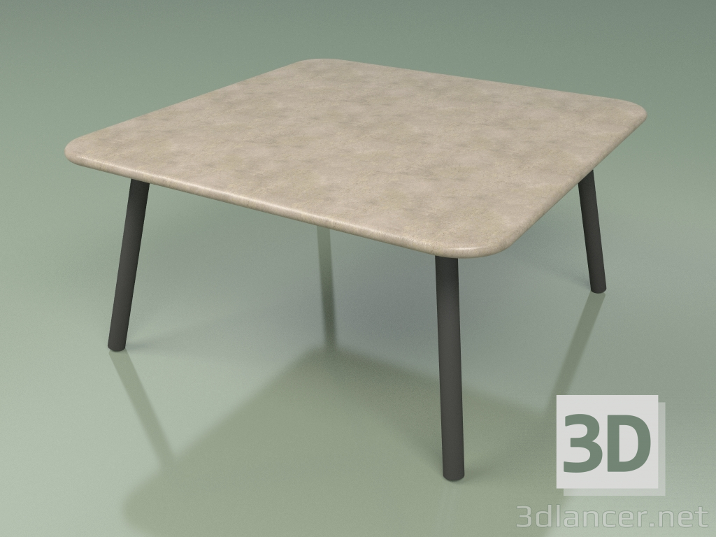 3d model Coffee table 011 (Metal Smoke, Farsena Stone) - preview