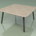modello 3D Tavolino 011 (Metallo Fumo, Pietra Farsena) - anteprima