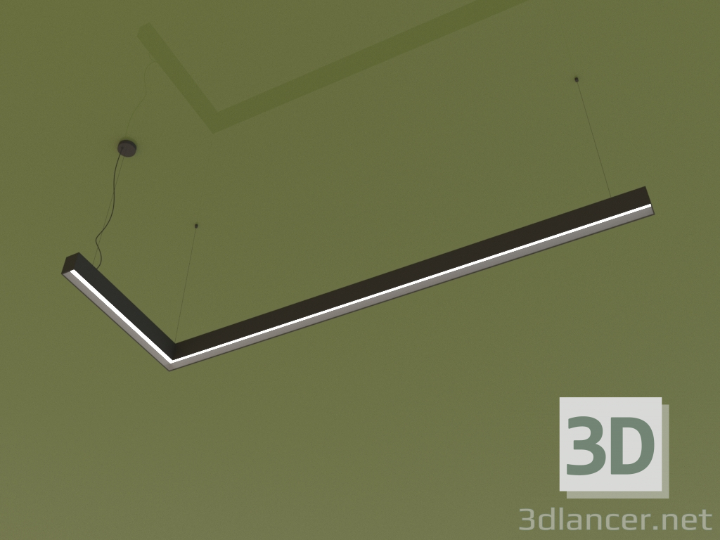 3D modeli Aydınlatma armatürü ANGLE PLUS (1660х550 mm) - önizleme